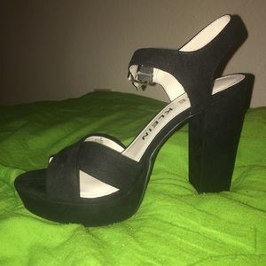 Size 6.5 peep toe heels